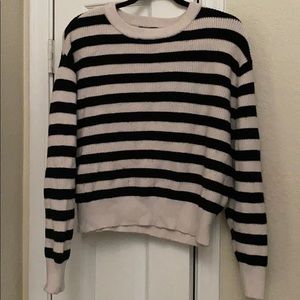 Striped Knit Sweater
